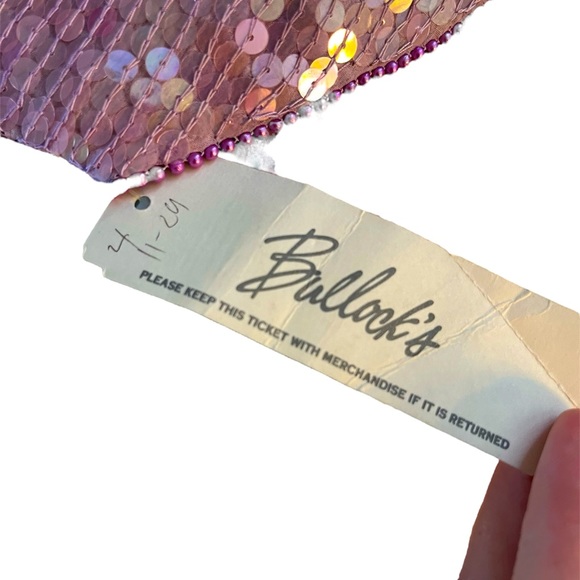 NWT Vintage Bullock’s Sequin 2-Piece Dress - Picture 4 of 4